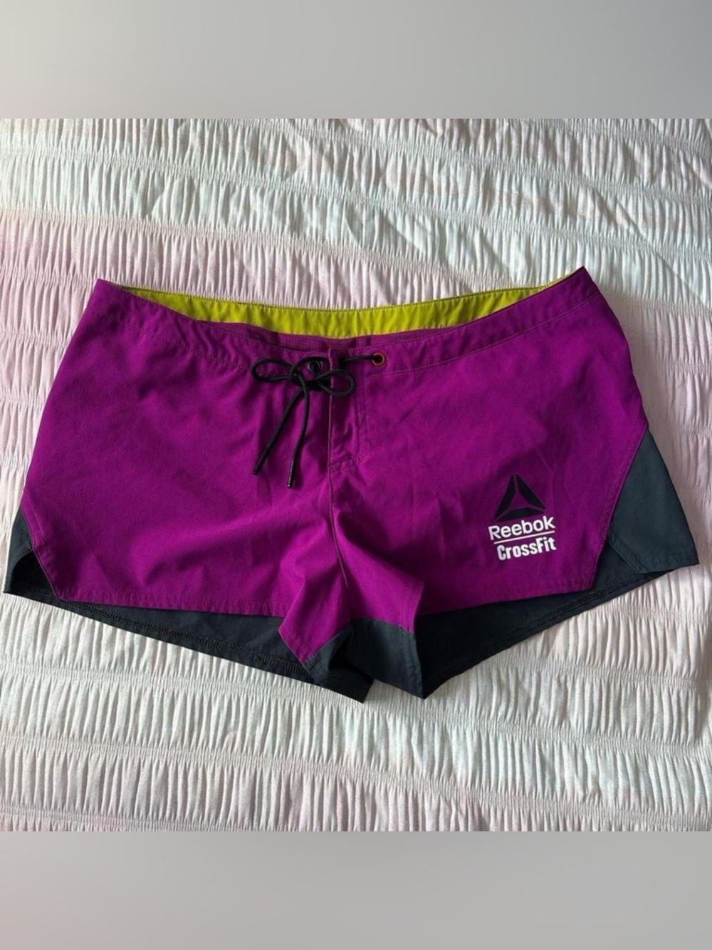 Reebok Purple CrossFit Athletic Shorts